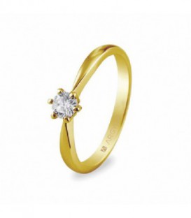 ANILLO 1 DIAMANTE TALLA BRILLANTE 0.25CT 74A0016