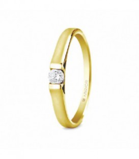 ANILLO 1 DIAMANTE TALLA BRILLANTE 0.10CT 74A0032