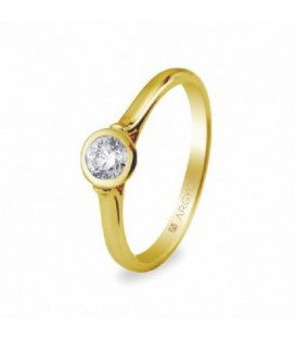 ANILLO 1 DIAMANTE TALLA BRILLANTE 0.30CT 74A0022