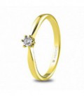 ANILLO 1 DIAMANTE TALLA BRILLANTE 0,05CT 74A0512