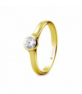 ANILLO SOLITARIO DE ORO 18K CON CIRCONIT 74A0043Z