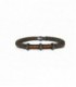 PULSERA PIEL MARRON/3 DON/HILO MARRON BH027-3