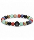 THOMAS SABO PULSERA MULTICOLOR PLATA A1943-353-7