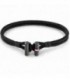 PULSERA NYLON NEGRO 19 CMS LOGO 2790336