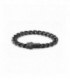 PULSERA AC INOX PAV. NEGRO CIERRE MAGNET 2790259