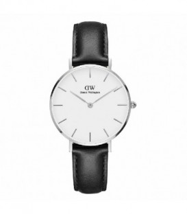 RELOJ DW 32 MM PLATA BLANCO CLASSIC DW00100186