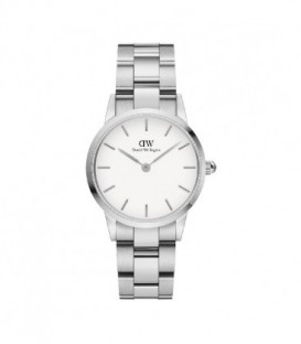 RELOJ DW ICONIC LINK BLANCO 28 MM DW00100207