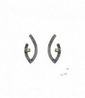 PENDIENTES PLATA, ORO, BRI 0,03 CTS 21494