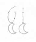 PENDIENTE PLATA ARO 27 MM LUNAS SEA-101-009-UU