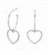 PENDIENTE PLATA AROS CORAZON SEA-101-002-UU