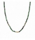 COLLAR GREEN GEMSTONE 3 MM X4660237