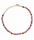 PULSERA GARNET TOURMALINA 3 MM BOLAS X4660616