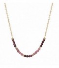 COLLAR GARNET TOURMALINA 3 MM BOLAS X4660738