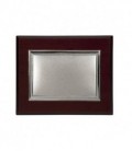 PLACA 23X19 BILAMINADA PLATA 16X12 CMS P-2025/2B