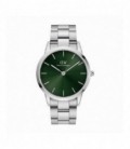 RELOJ DW ICONIC EMERALD 40 MM PLATA/VERD DW00100427