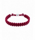 PULSERA TOMMY HOMBRE GRANATE TEXTIL 2790494