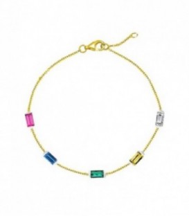 PULSERA AC ORO AMARILLO MULTICOLOR SBR-299-000-UU